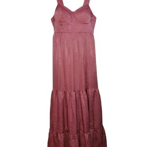 Band of The Free Elegant dusty rose Maxi Dress.  Size Medium